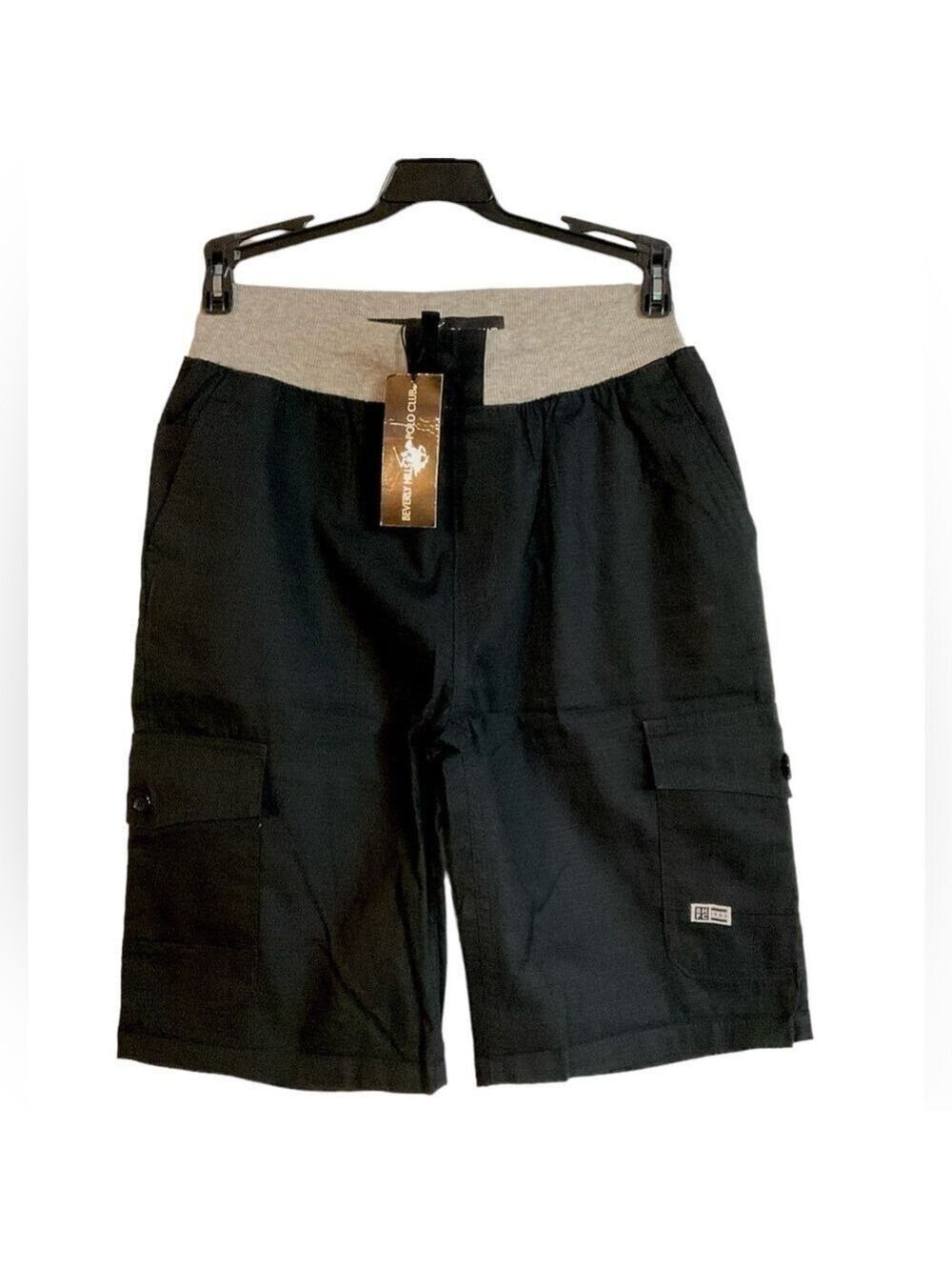 Beverly Hills Polo Club Boys Cargo Shorts Medium Midnight Blue